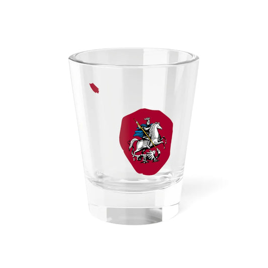 Flag-map of Moscow 1995 (Russia) Shot Glass 1.5oz 1.5oz - Go Mug Yourself