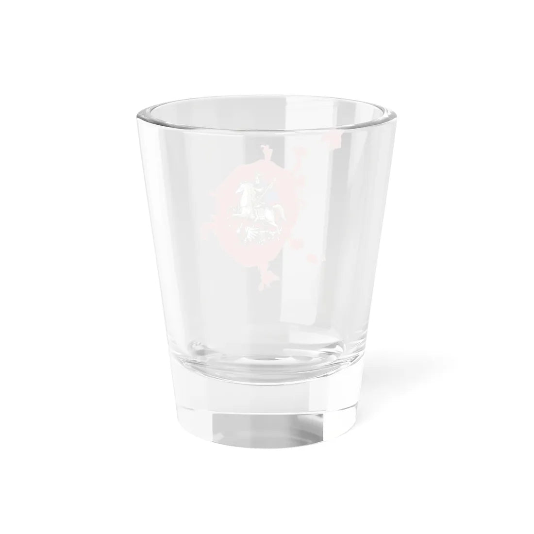 Flag-map of Moscow 2011-2012 (Russia) Shot Glass 1.5oz - Go Mug Yourself