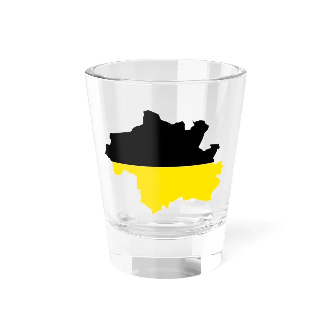 Flag-map of Munich striped (Germany) Shot Glass 1.5oz 1.5oz - Go Mug Yourself