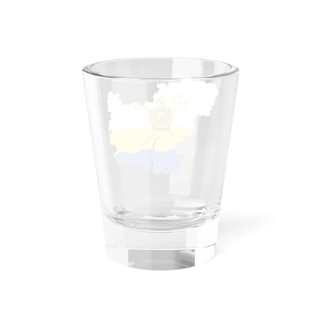 Flag-map of Mykolaiv Oblast (Ukraine) Shot Glass 1.5oz - Go Mug Yourself
