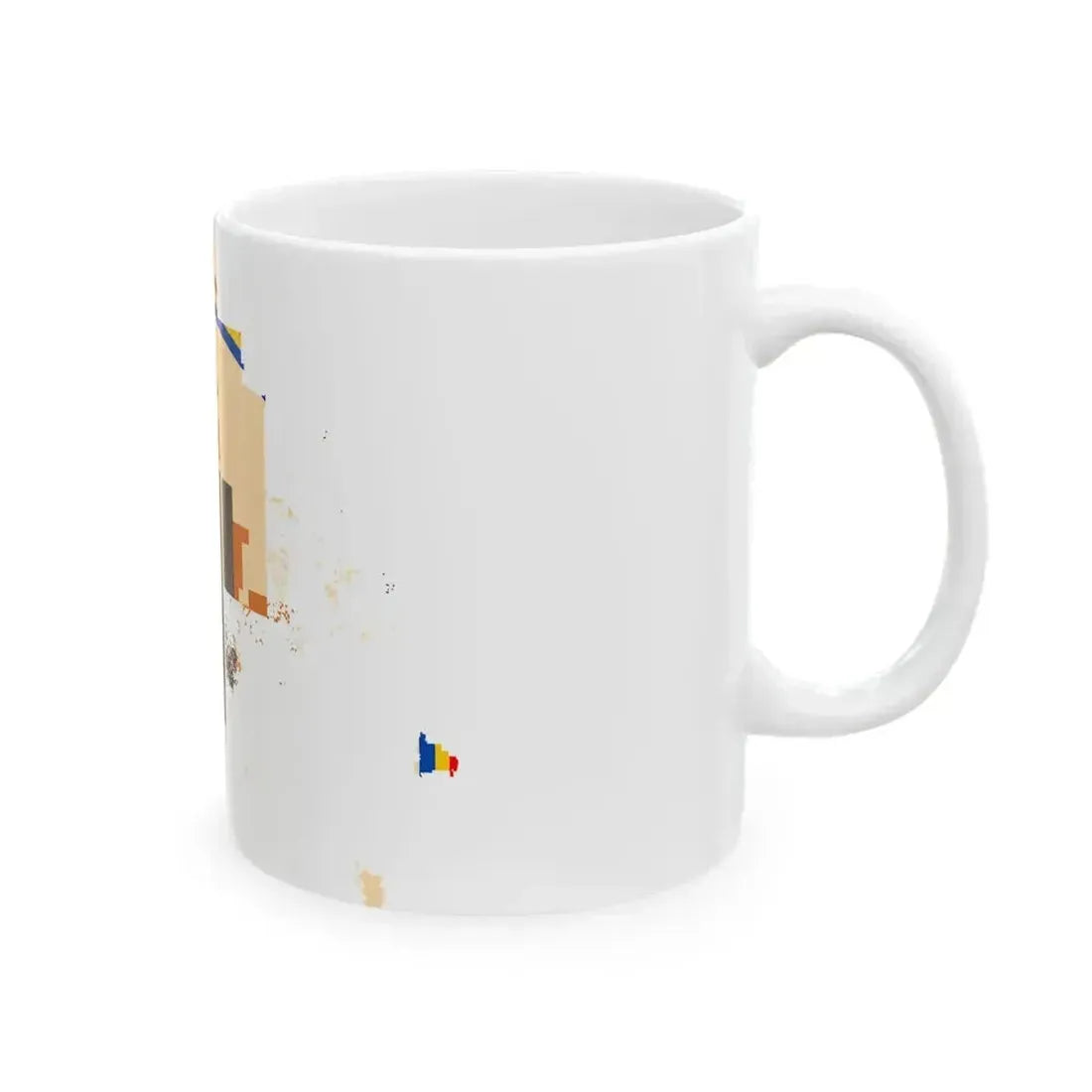 Flag map of Navajo Nation (United States) White Coffee Mug - Go Mug Yourself