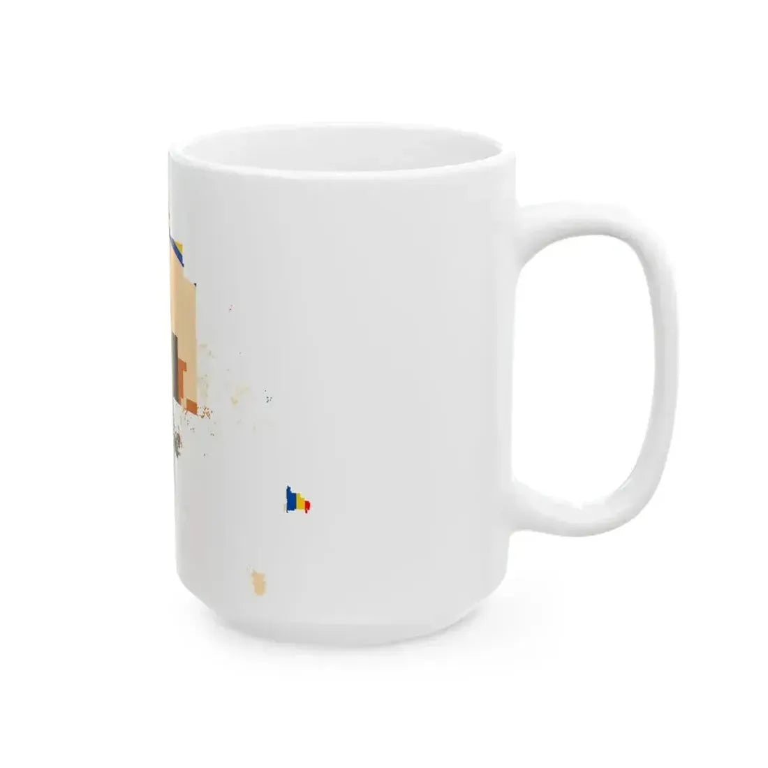 Flag map of Navajo Nation (United States) White Coffee Mug - Go Mug Yourself