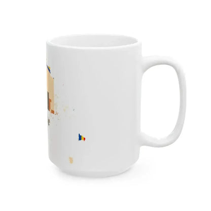 Flag map of Navajo Nation (United States) White Coffee Mug - Go Mug Yourself