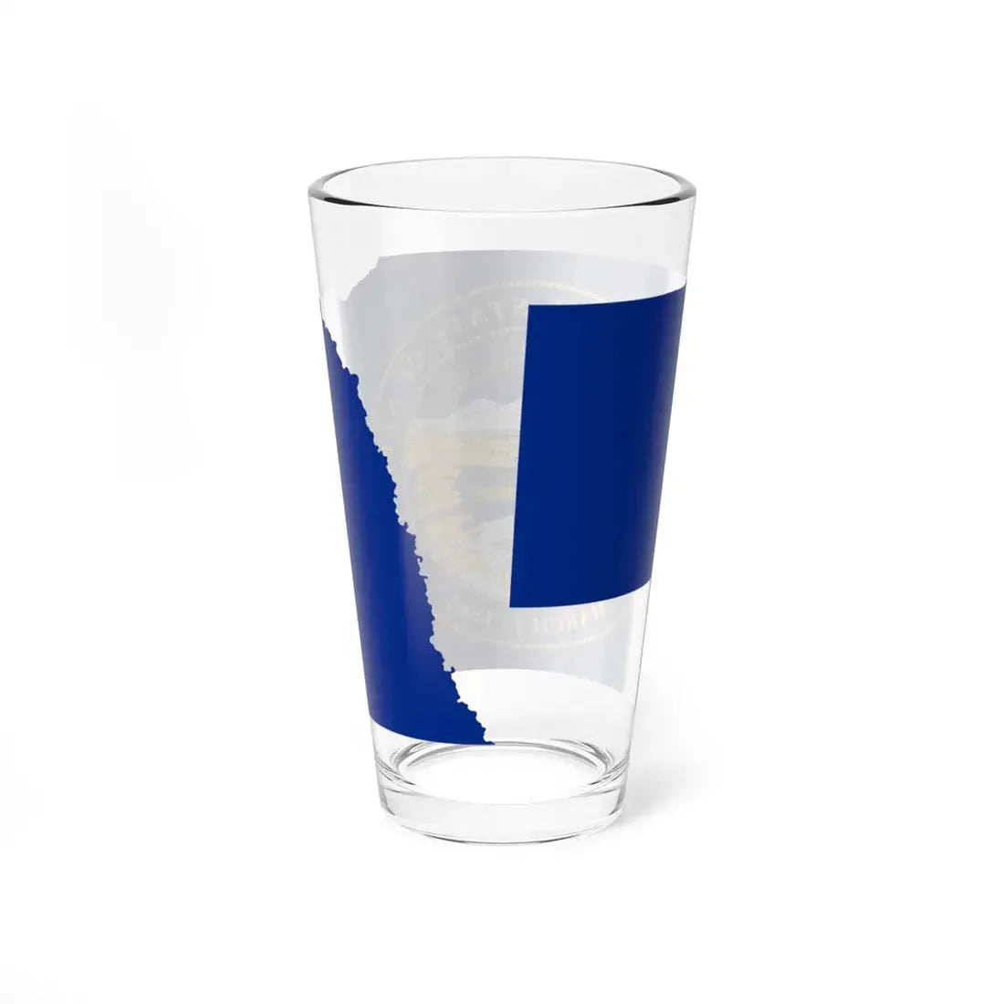 Flag-map of Nebraska (United States) Pint Glass 16oz - Go Mug Yourself