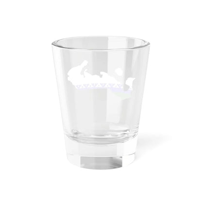 Flag-map of Nenets Autonomous Okrug (Russia) Shot Glass 1.5oz - Go Mug Yourself