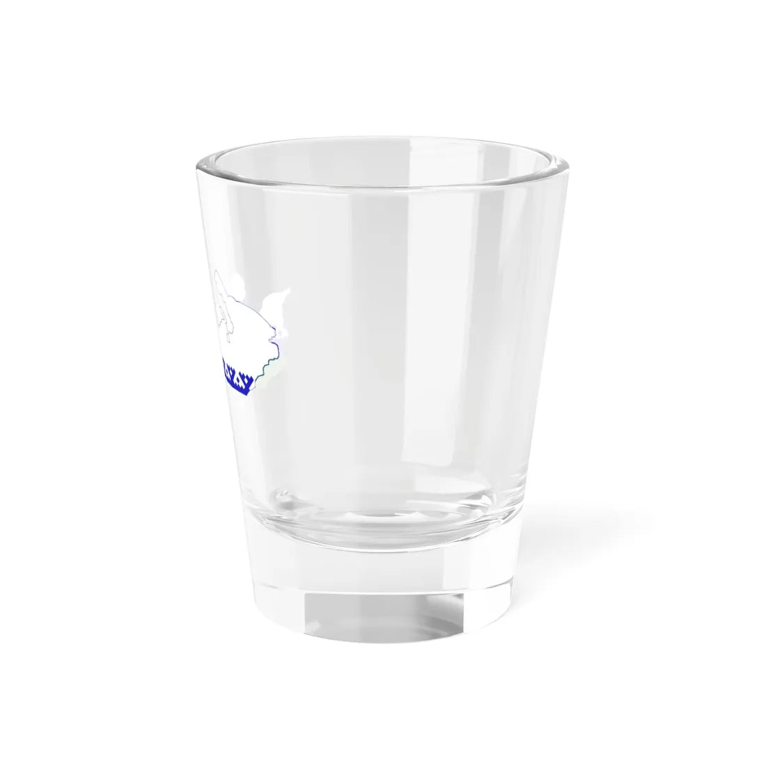 Flag-map of Nenets Autonomous Okrug (Russia) Shot Glass 1.5oz - Go Mug Yourself