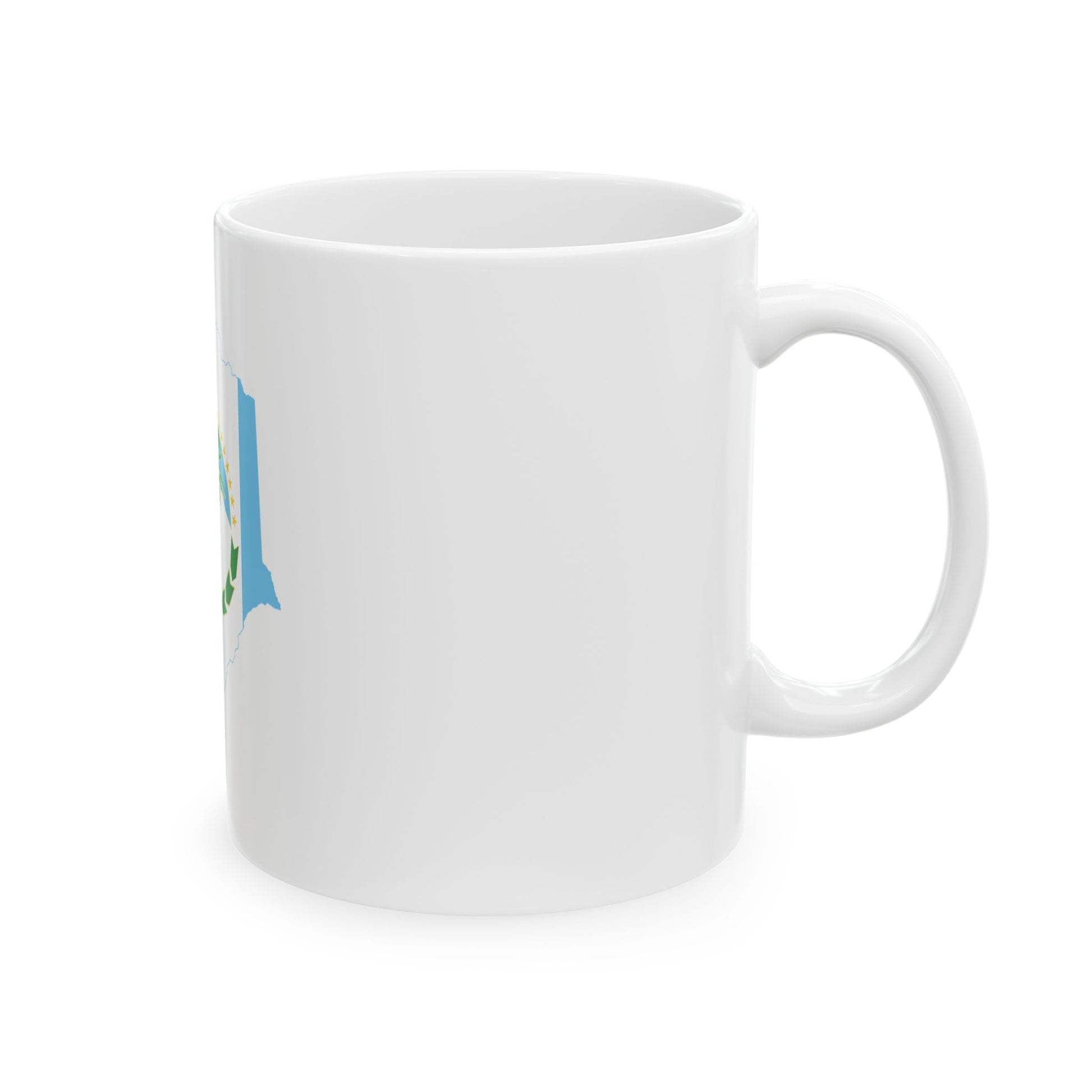 Flag-map of Neuquen Province (Argentina) White Coffee Mug-Go Mug Yourself