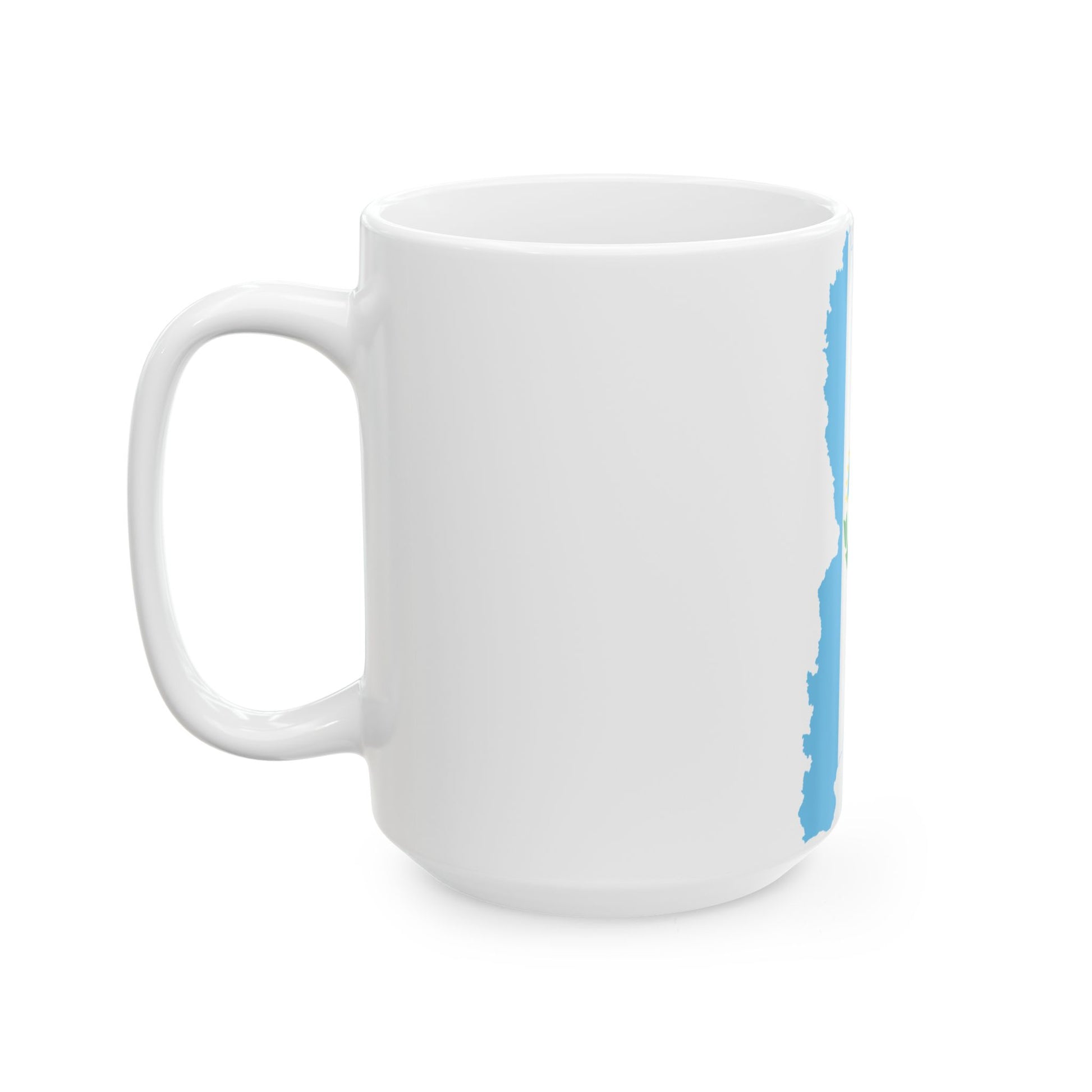 Flag-map of Neuquen Province (Argentina) White Coffee Mug-Go Mug Yourself