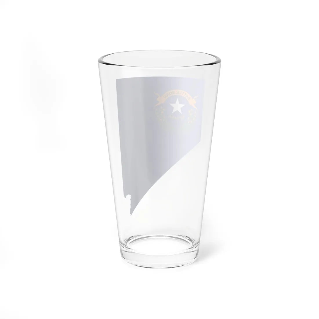 Flag-map of Nevada (United States) Pint Glass 16oz - Go Mug Yourself