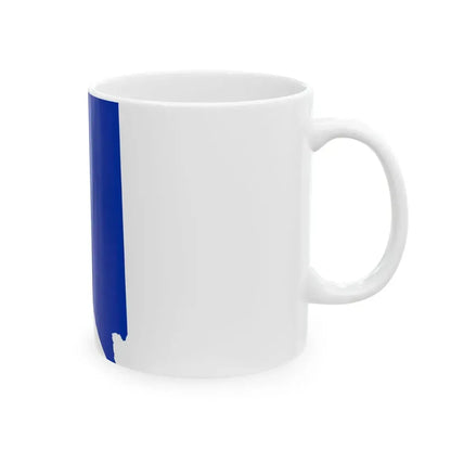 Flag-map of Nevada (United States) White Coffee Mug - Go Mug Yourself