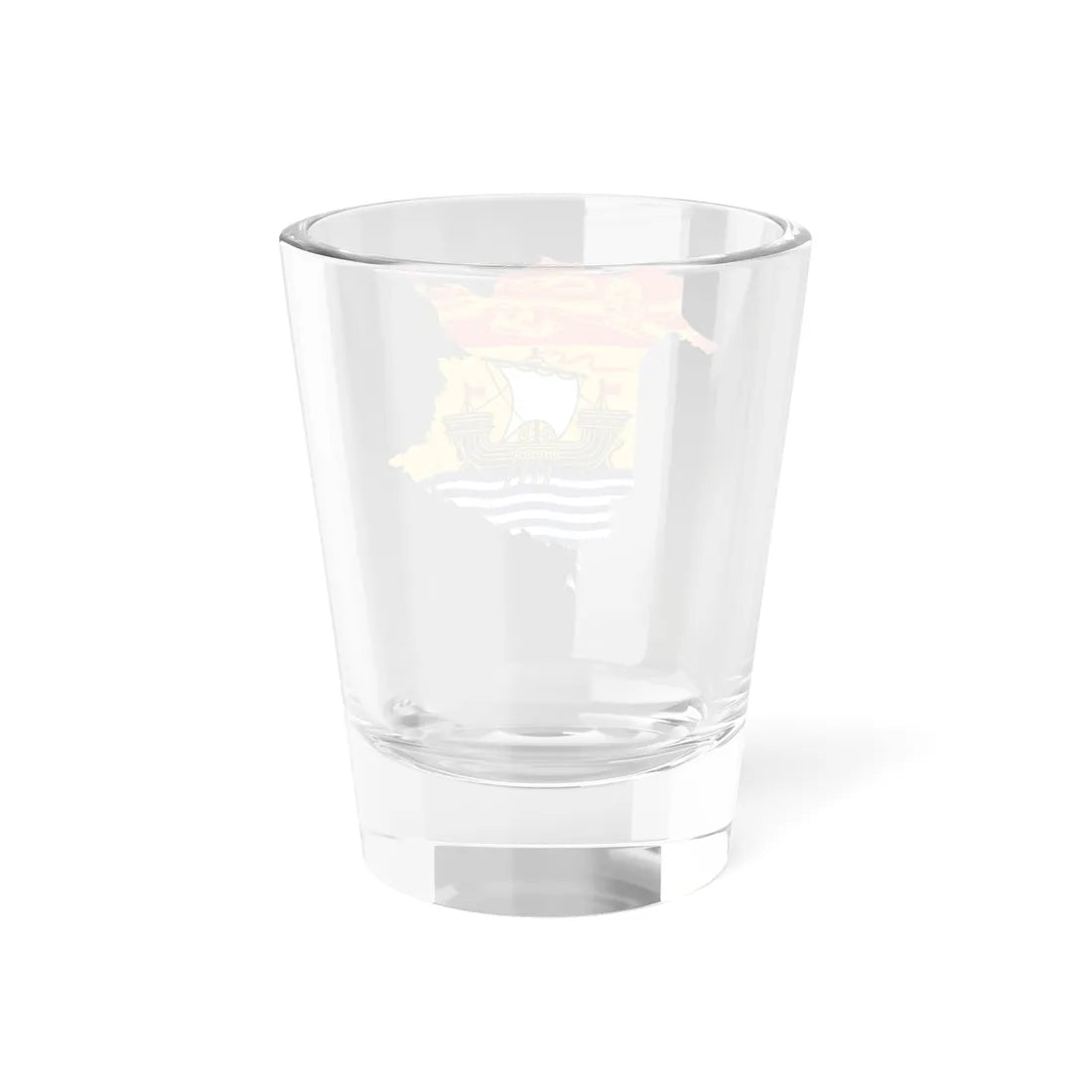 Flag-map of New Brunswick (Canada) Shot Glass 1.5oz - Go Mug Yourself