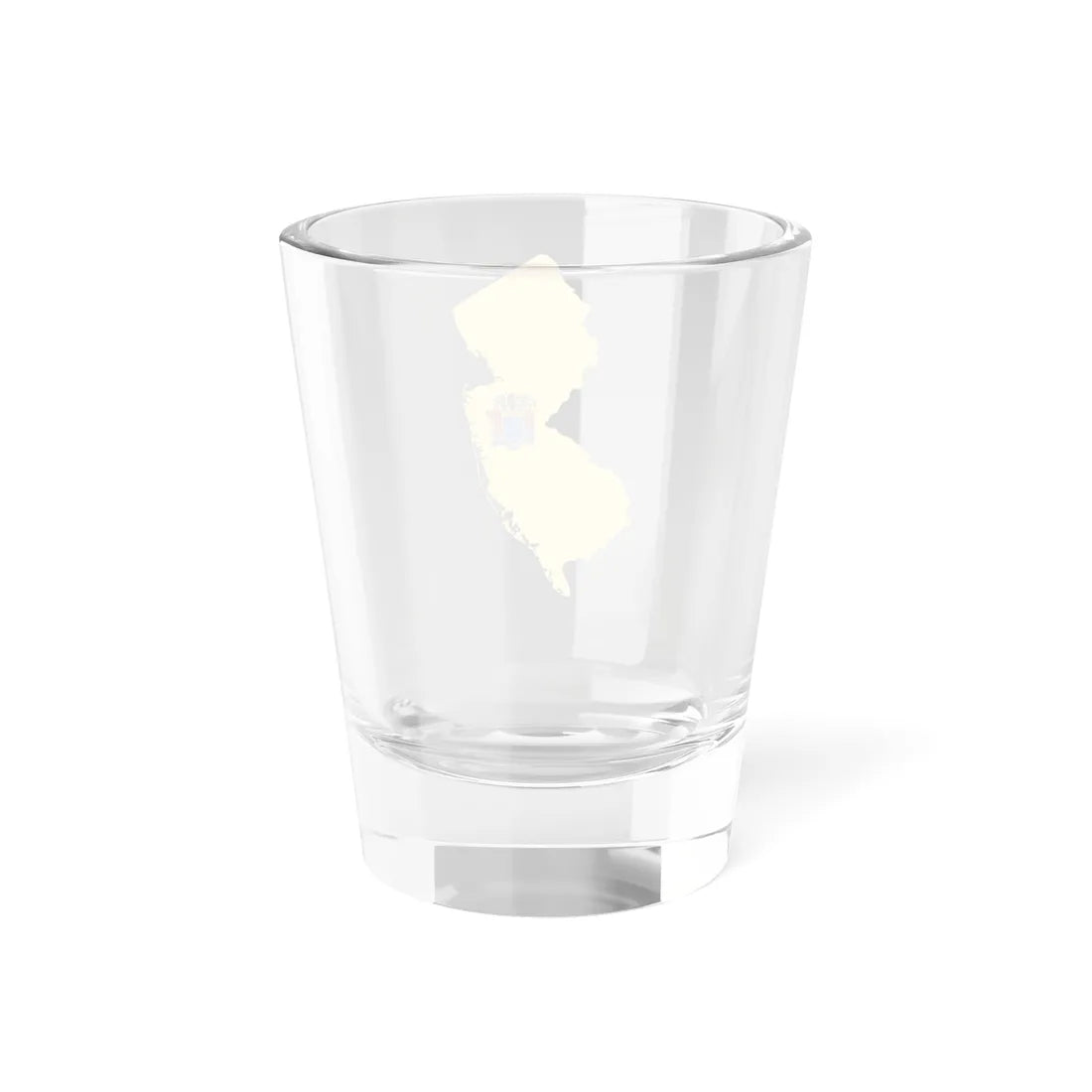 Flag-map of New Jersey (United States) Shot Glass 1.5oz - Go Mug Yourself
