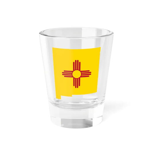 Flag-map of New Mexico (United States) Shot Glass 1.5oz 1.5oz - Go Mug Yourself