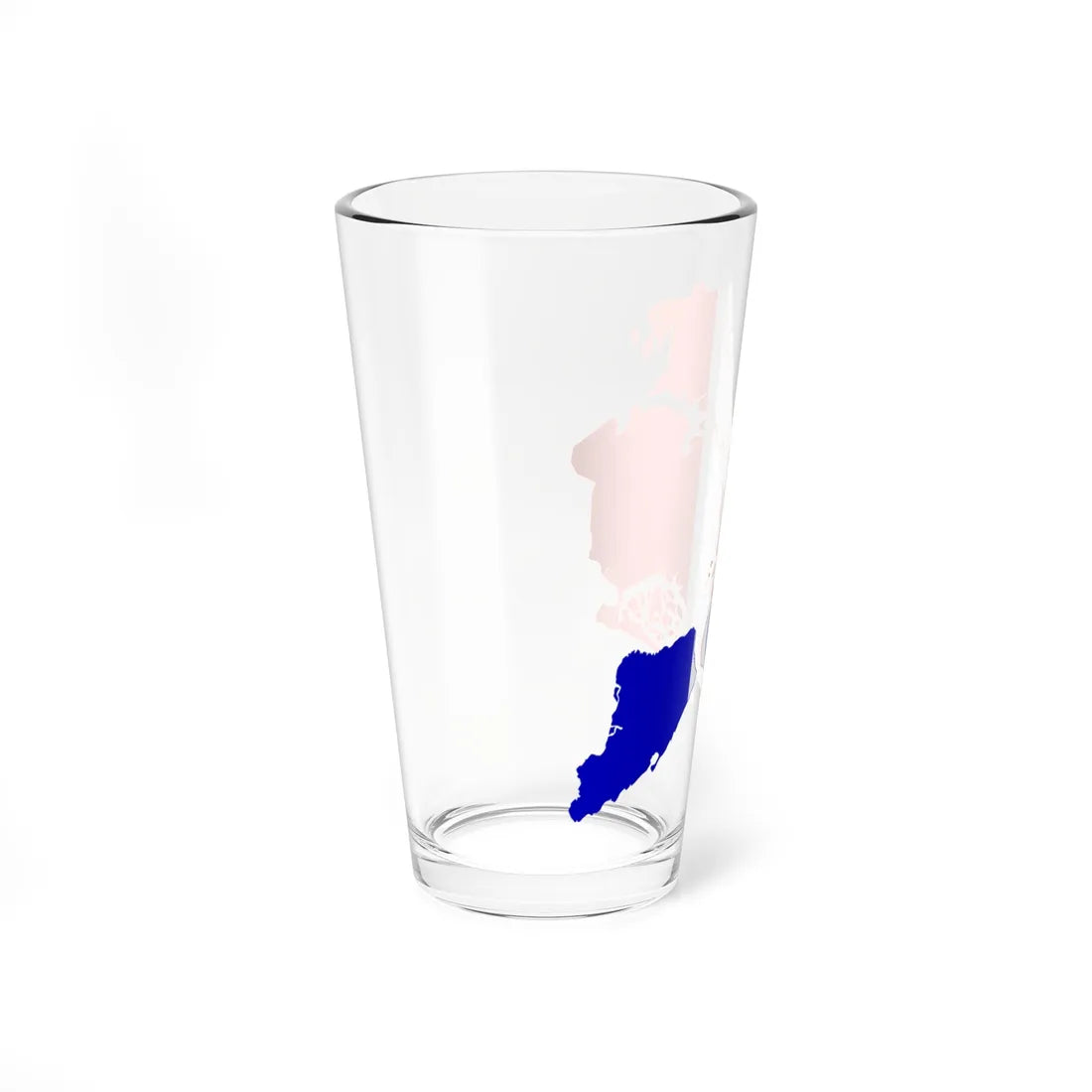 Flag-map of New York City (United States) Pint Glass 16oz - Go Mug Yourself