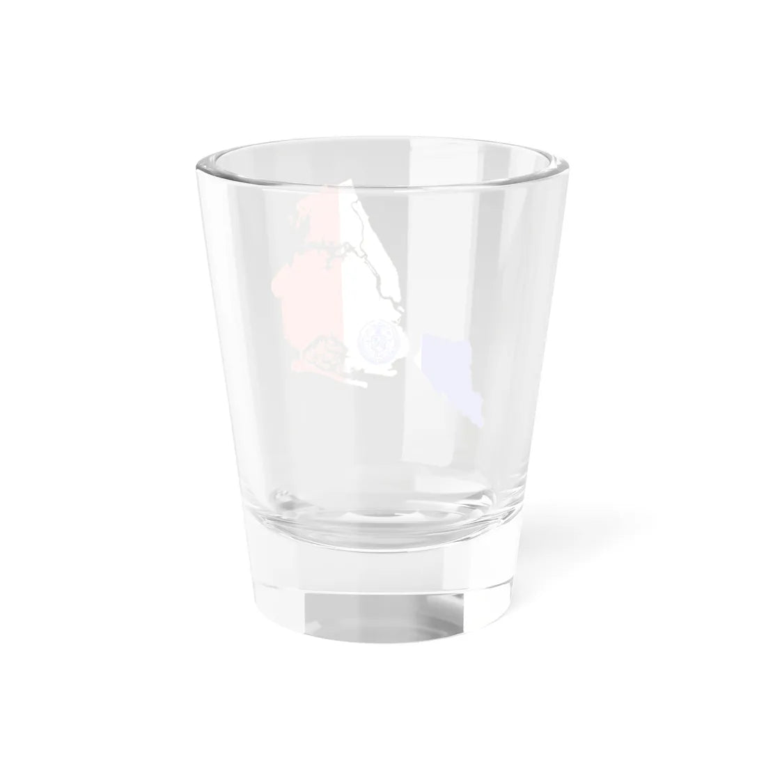 Flag-map of New York City (United States) Shot Glass 1.5oz - Go Mug Yourself