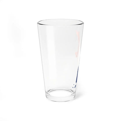 Flag-map of New York County New York (United States) Pint Glass 16oz - Go Mug Yourself
