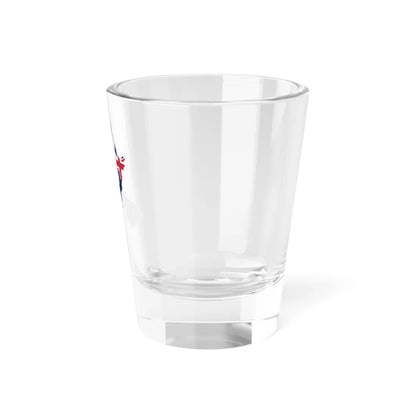 Flag-map of New Zealand (New Zealand) Shot Glass 1.5oz - Go Mug Yourself