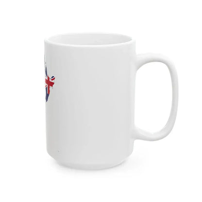 Flag-map of New Zealand (New Zealand) White Coffee Mug - Go Mug Yourself