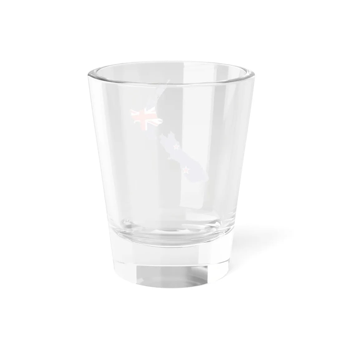 Flag-map of New Zealand without outlying islands (New Zealand) Shot Glass 1.5oz - Go Mug Yourself