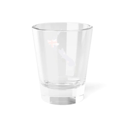 Flag-map of New Zealand without outlying islands (New Zealand) Shot Glass 1.5oz - Go Mug Yourself