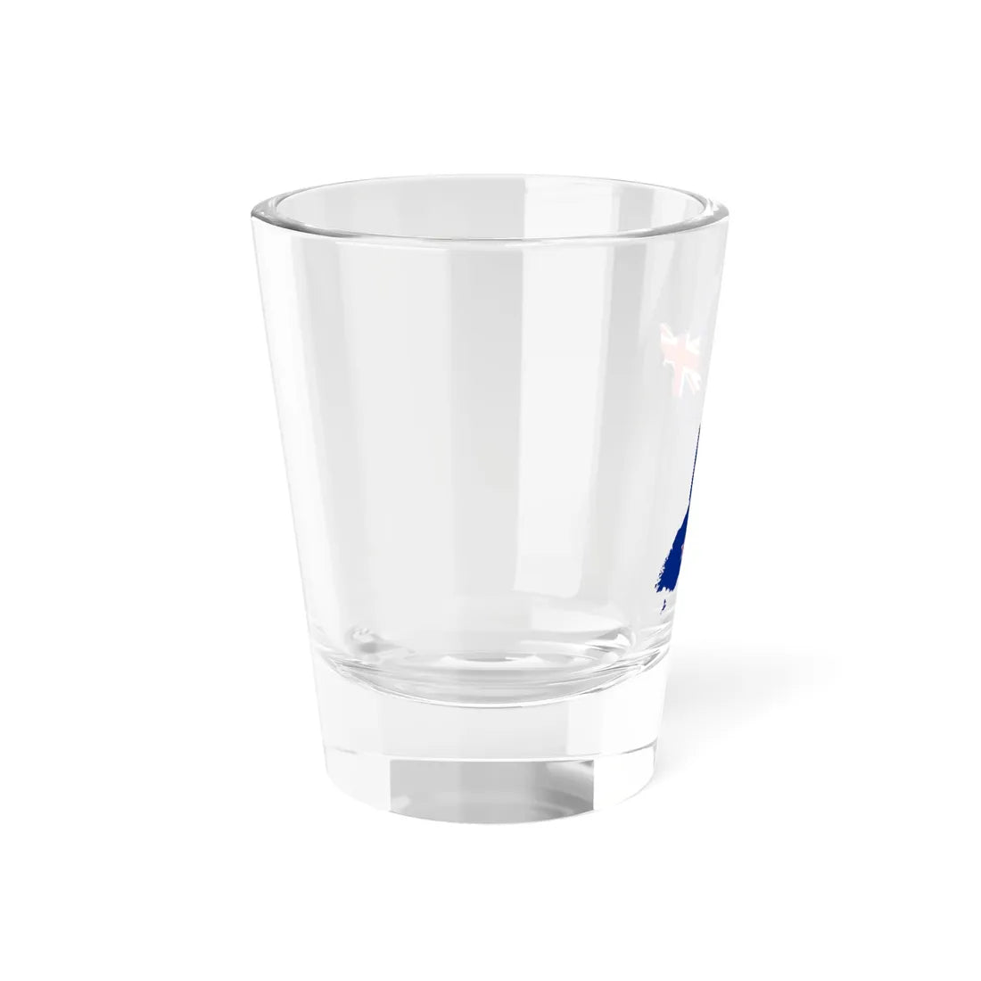 Flag-map of New Zealand without outlying islands (New Zealand) Shot Glass 1.5oz - Go Mug Yourself