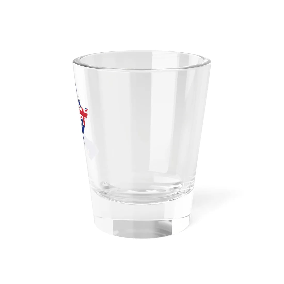 Flag-map of New Zealand without outlying islands (New Zealand) Shot Glass 1.5oz - Go Mug Yourself