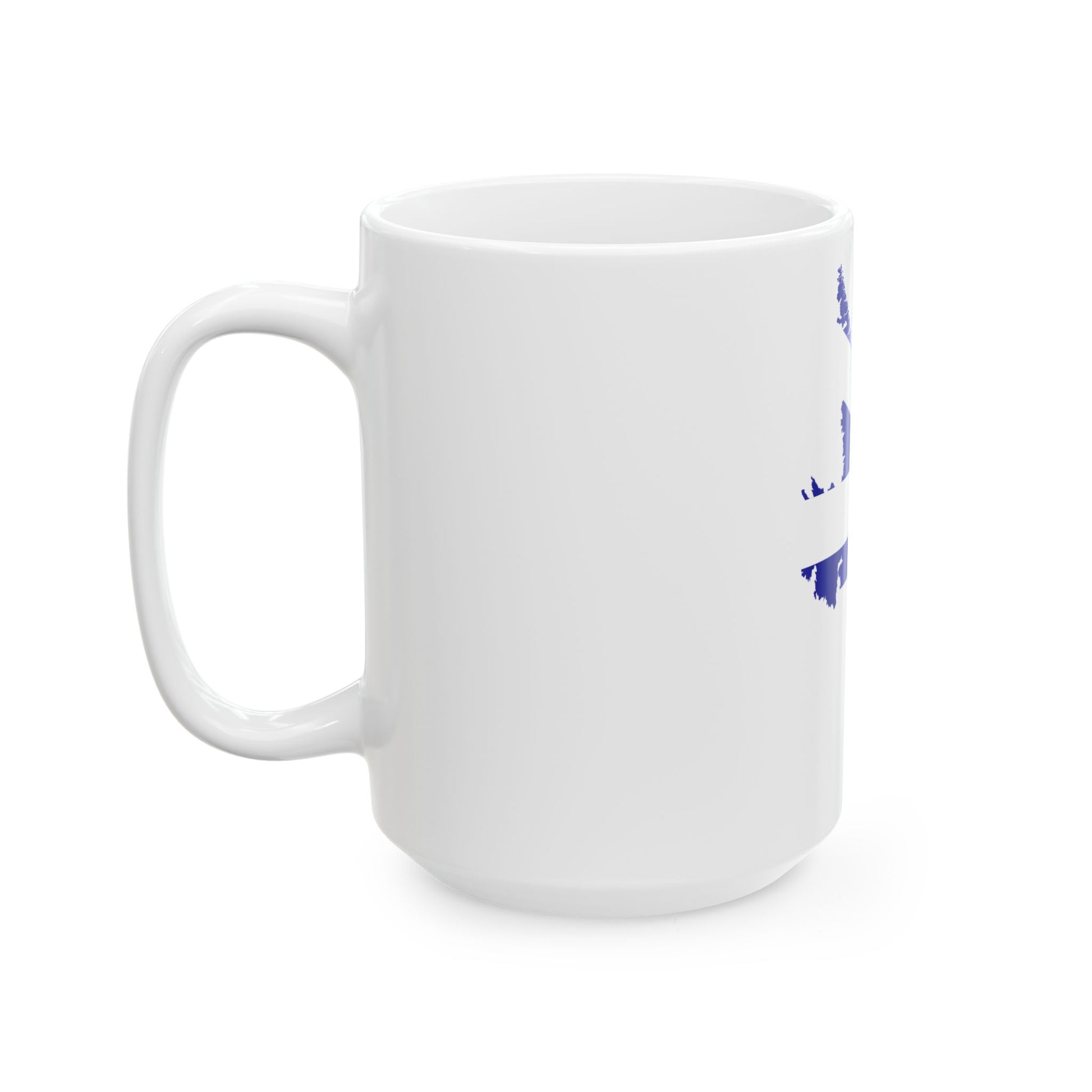 Flag-map of Newfoundland and Labrador (Canada) White Coffee Mug-Go Mug Yourself