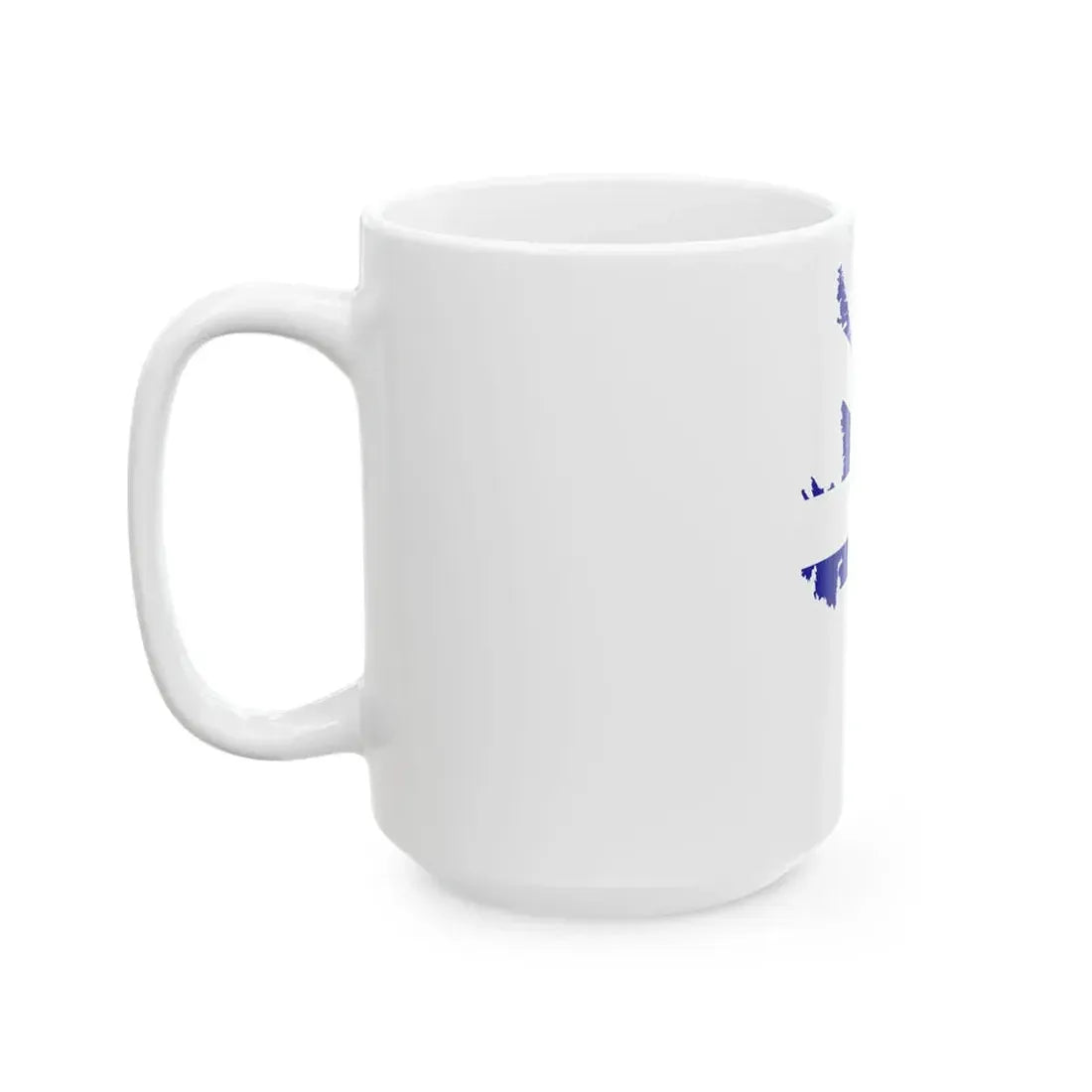 Flag-map of Newfoundland and Labrador (Canada) White Coffee Mug - Go Mug Yourself