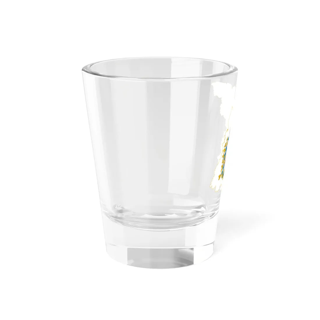 Flag-map of Nizhny Novgorod Oblast (Russia) Shot Glass 1.5oz - Go Mug Yourself