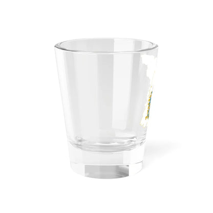 Flag-map of Nizhny Novgorod Oblast (Russia) Shot Glass 1.5oz - Go Mug Yourself
