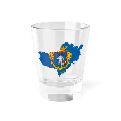 Flag-map of Nograd County (Hungary) Shot Glass 1.5oz 1.5oz - Go Mug Yourself