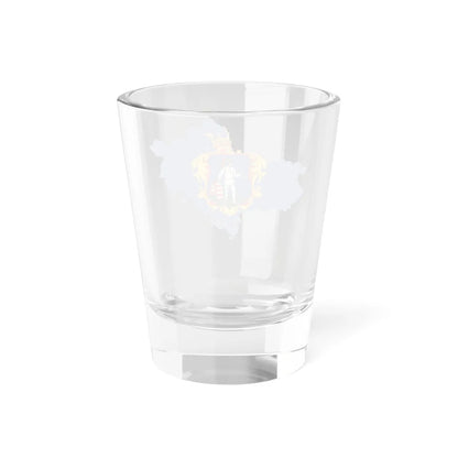 Flag-map of Nograd County (Hungary) Shot Glass 1.5oz - Go Mug Yourself