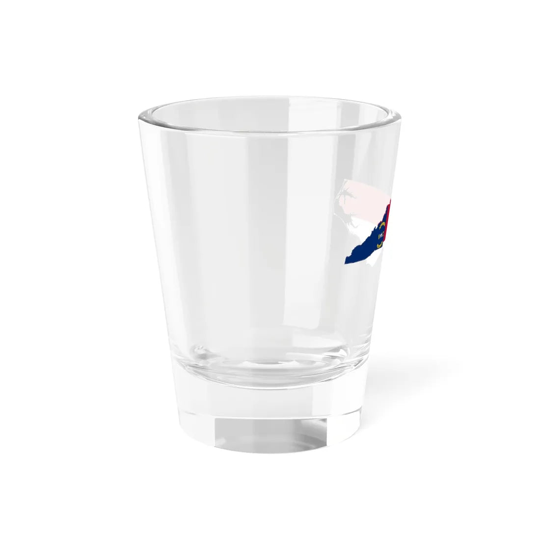 Flag-map of North Carolina (United States) Shot Glass 1.5oz - Go Mug Yourself