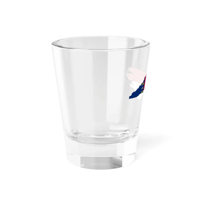 Flag-map of North Carolina (United States) Shot Glass 1.5oz - Go Mug Yourself