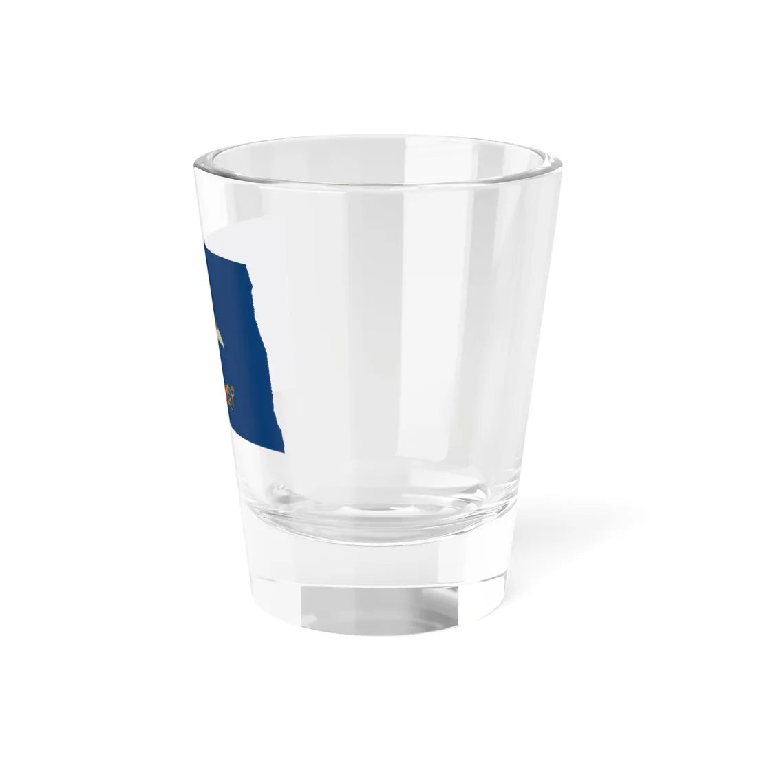 Flag-map of North Dakota (United States) Shot Glass 1.5oz - Go Mug Yourself