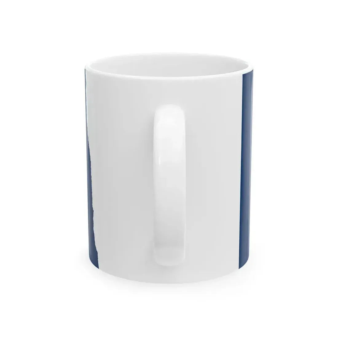 Flag-map of North Dakota (United States) White Coffee Mug - Go Mug Yourself