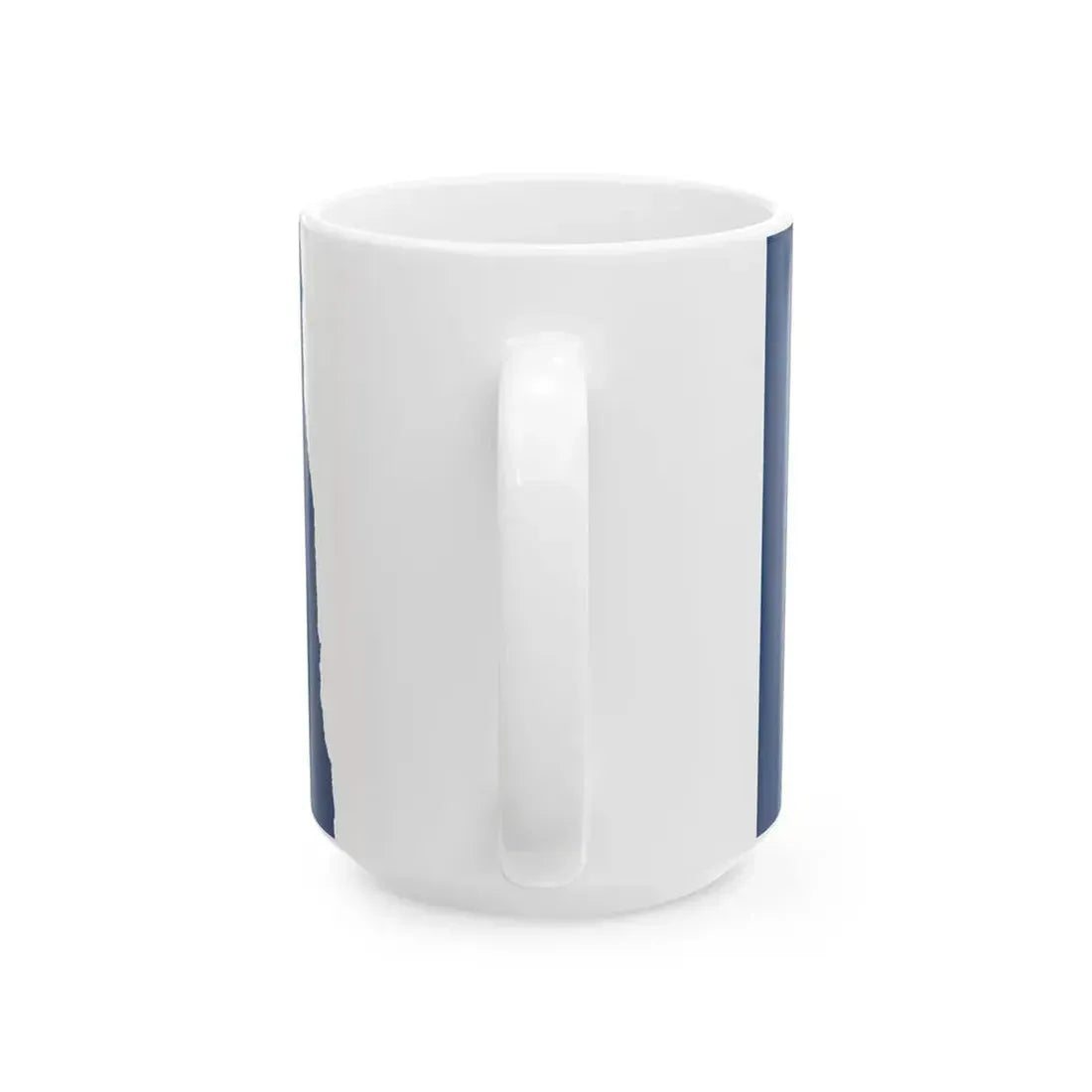Flag-map of North Dakota (United States) White Coffee Mug - Go Mug Yourself
