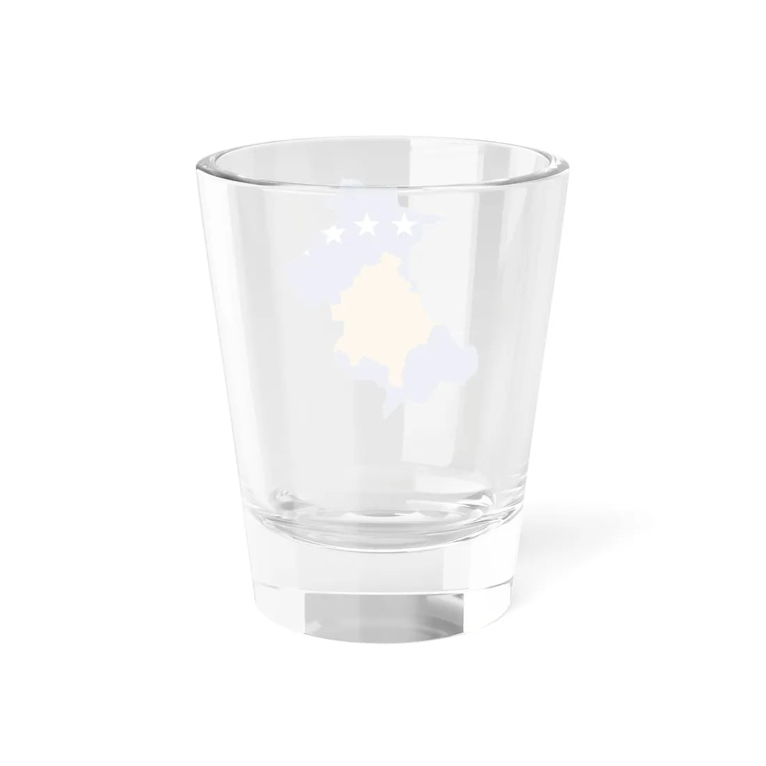 Flag-map of North Kosovo Kosovo (Serbia) Shot Glass 1.5oz - Go Mug Yourself