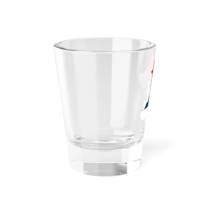 Flag-map of North Kosovo Serbia (Serbia) Shot Glass 1.5oz - Go Mug Yourself