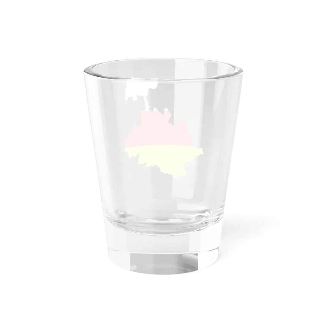 Flag-map of North OssetiaAlania (Russia) Shot Glass 1.5oz - Go Mug Yourself