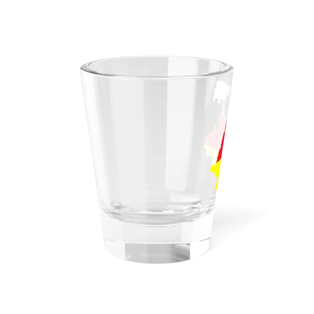 Flag-map of North OssetiaAlania (Russia) Shot Glass 1.5oz - Go Mug Yourself