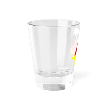 Flag-map of North OssetiaAlania (Russia) Shot Glass 1.5oz - Go Mug Yourself