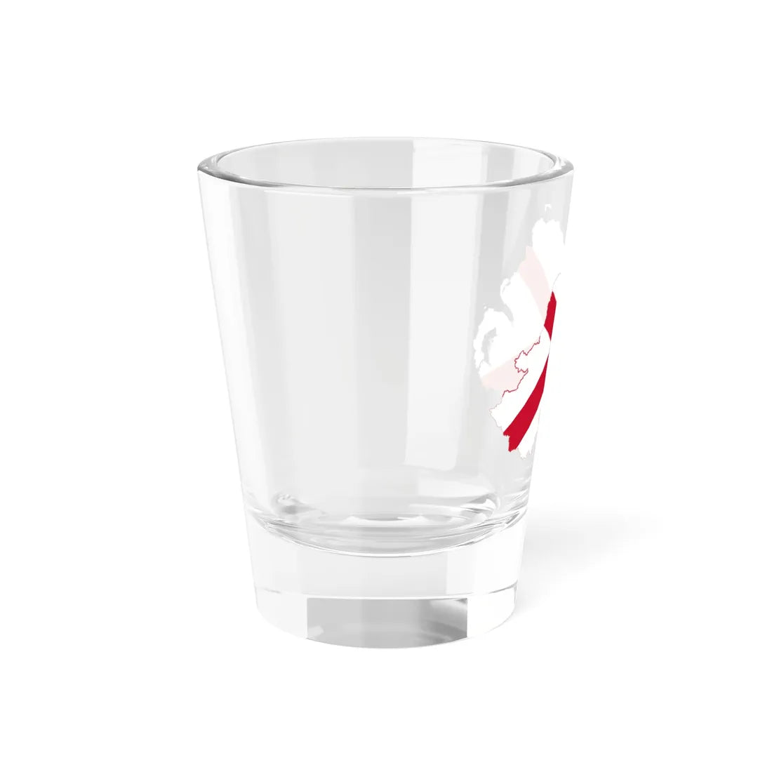 Flag-map of Northern Ireland St Patrick Saltire (United Kingdom) Shot Glass 1.5oz - Go Mug Yourself