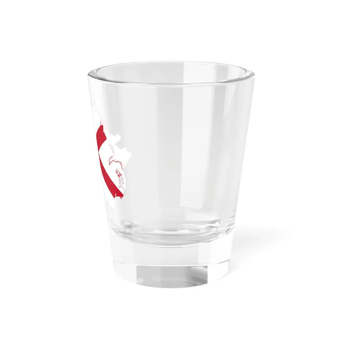 Flag-map of Northern Ireland St Patrick Saltire (United Kingdom) Shot Glass 1.5oz - Go Mug Yourself