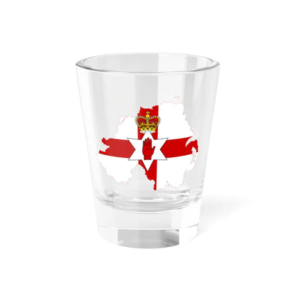 Flag-map of Northern Ireland (United Kingdom) Shot Glass 1.5oz 1.5oz - Go Mug Yourself