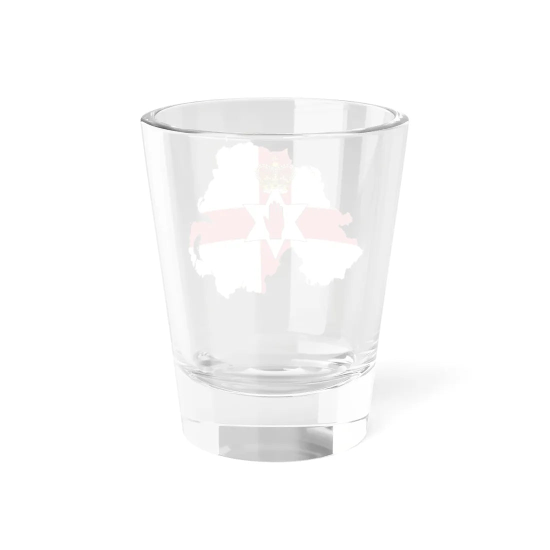 Flag-map of Northern Ireland (United Kingdom) Shot Glass 1.5oz - Go Mug Yourself