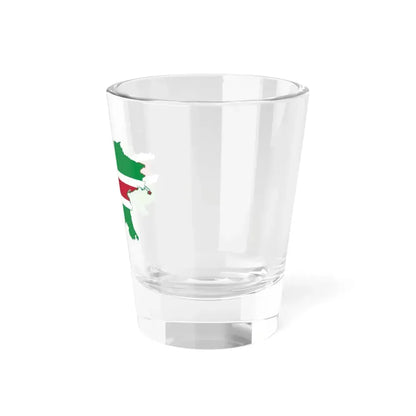 Flag map of Northern Italy (Italy) Shot Glass 1.5oz - Go Mug Yourself