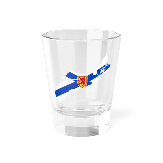 Flag-map of Nova Scotia (Canada) Shot Glass 1.5oz 1.5oz - Go Mug Yourself