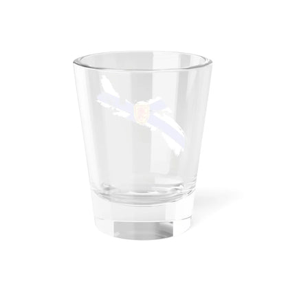 Flag-map of Nova Scotia (Canada) Shot Glass 1.5oz - Go Mug Yourself