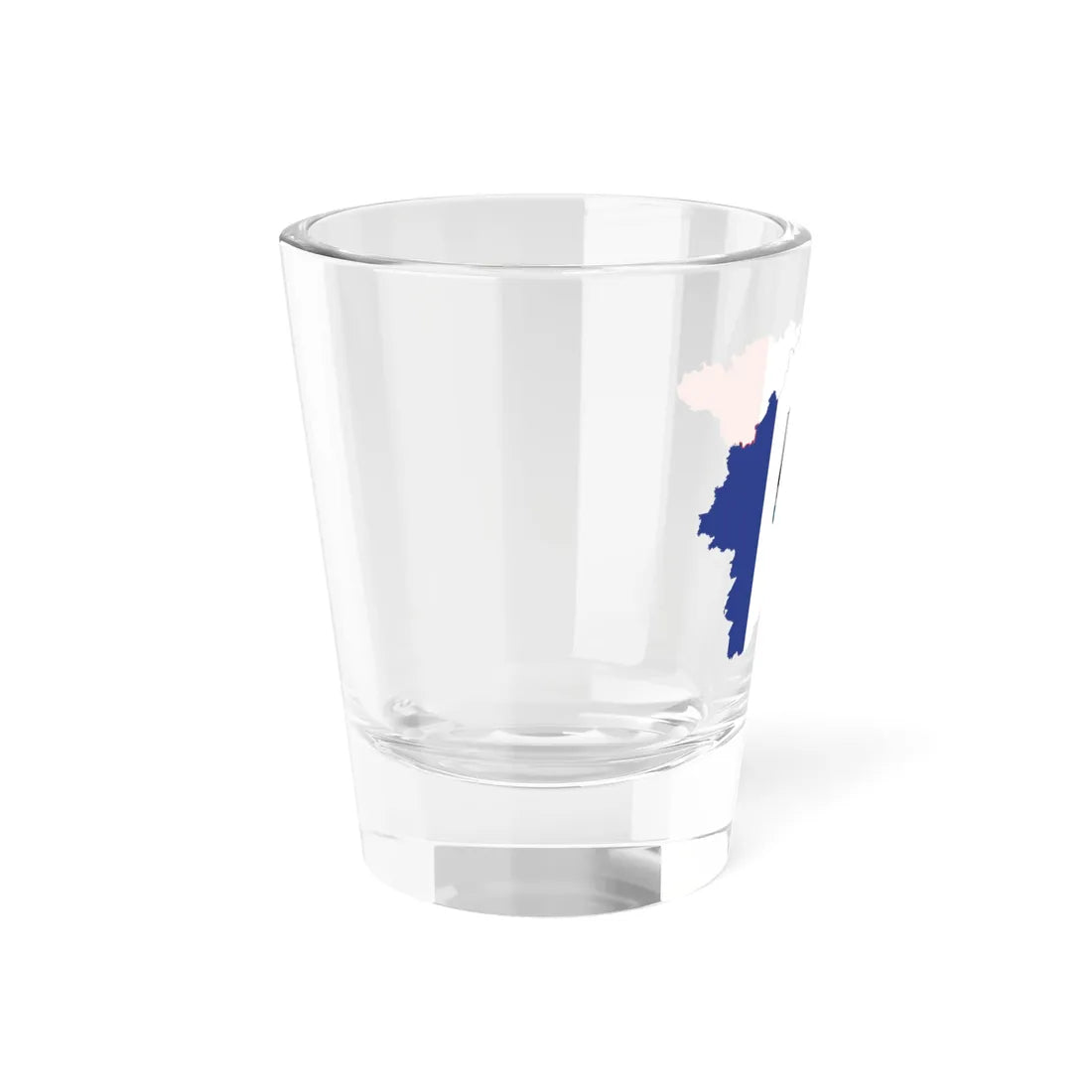 Flag-map of Novgorod Oblast (Russia) Shot Glass 1.5oz - Go Mug Yourself